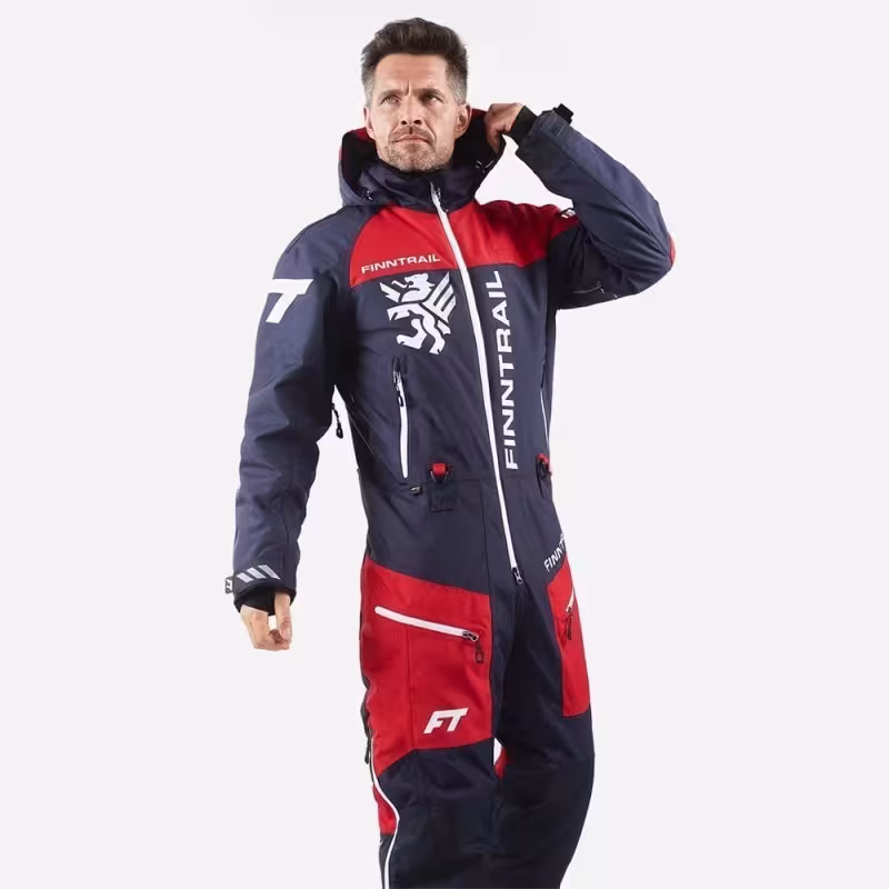 Комбинезон мужской Finntrail Widetrack 21 3852 Red, мембрана Hard-tex, красный, размер 48-50 (M), 170-180 см