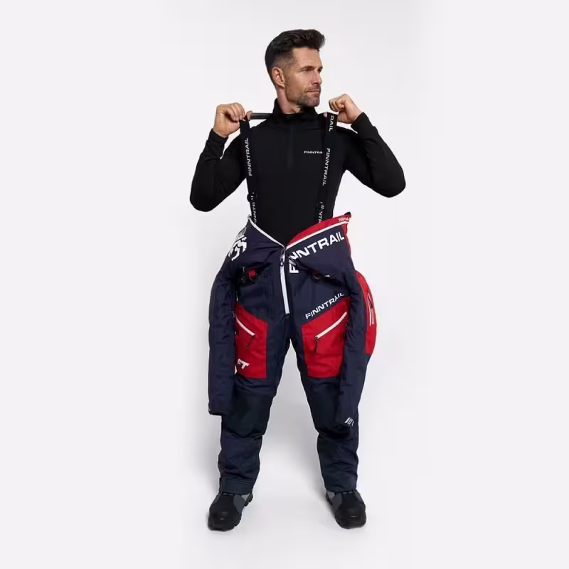 Комбинезон мужской Finntrail Widetrack 21 3852 Red, мембрана Hard-tex, красный, размер 58-60 (XXL), 185-195 см