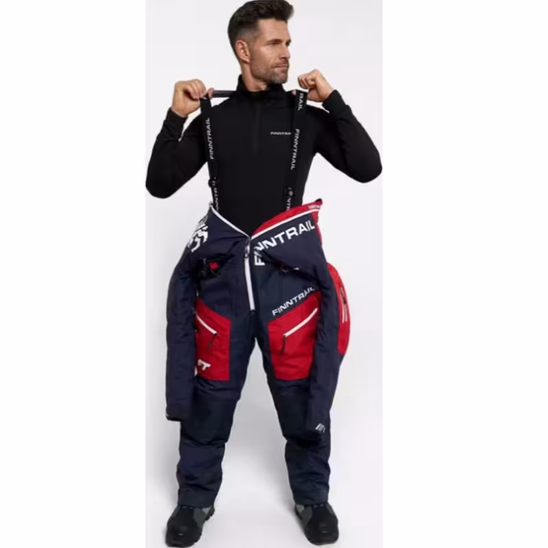 Комбинезон мужской Finntrail Widetrack 21 3852 Red, мембрана Hard-tex, красный, размер 62-64 (XXXL), 190-200 см