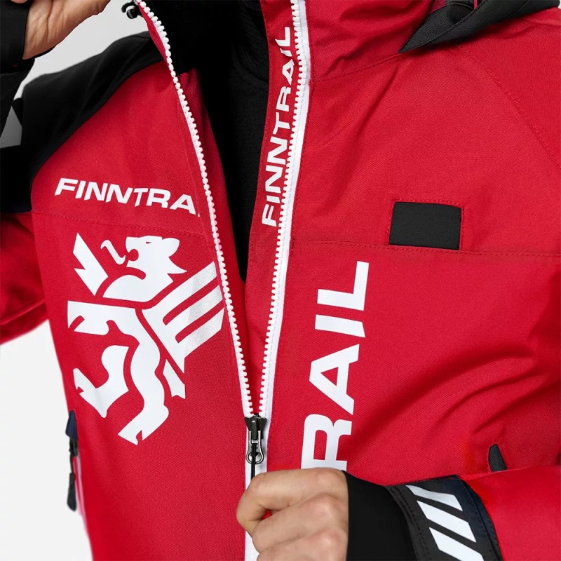 Комбинезон-поплавок мужской Finntrail Float 21 3902, мембрана Hard-Tex, красный, размер 44-46 (S), 165-175 см