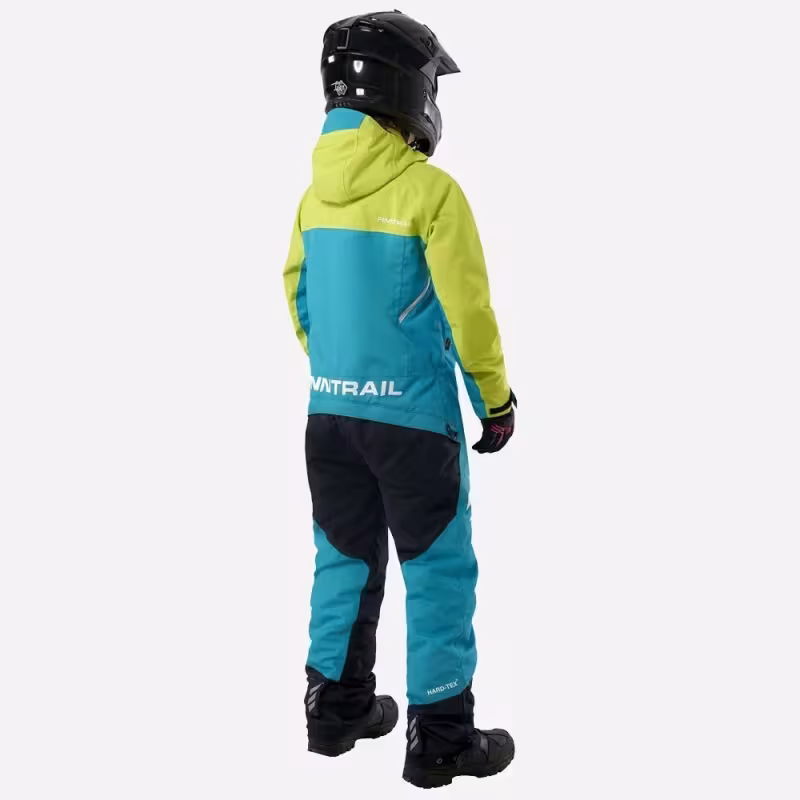 Комбинезон женский Finntrail Rachel 3851 BlueLime, мембрана Hard-Tex, голубой, размер XXS (40-42), 150-160 см