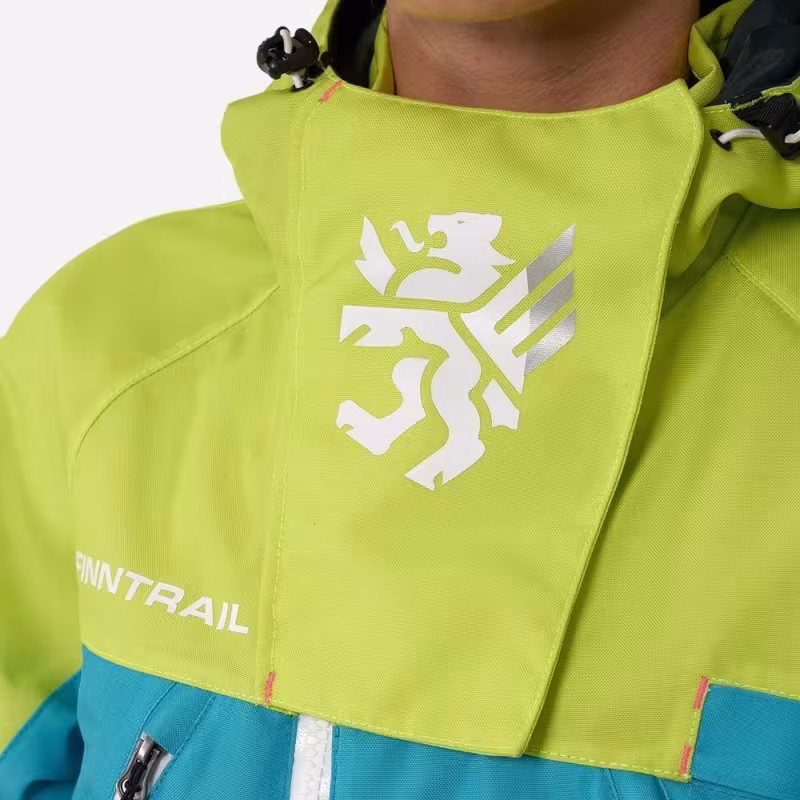 Комбинезон женский Finntrail Rachel 3851 BlueLime, мембрана Hard-Tex, голубой, размер XXS (40-42), 150-160 см