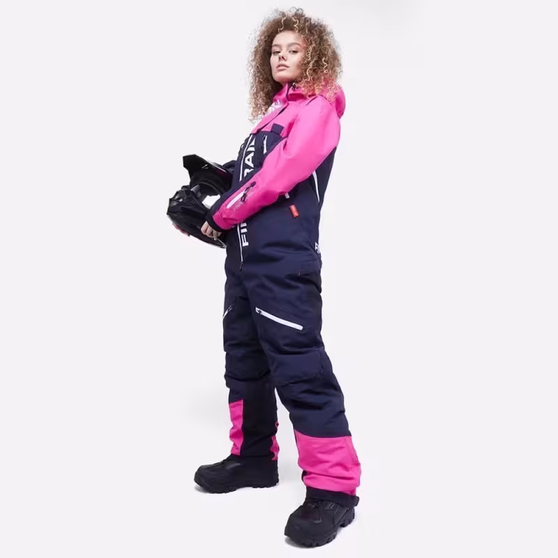 Комбинезон женский Finntrail Rachel 3851 DarkGreyPink, мембрана Hard-Tex, розовый, размер XXS (40-42), 150-160 см