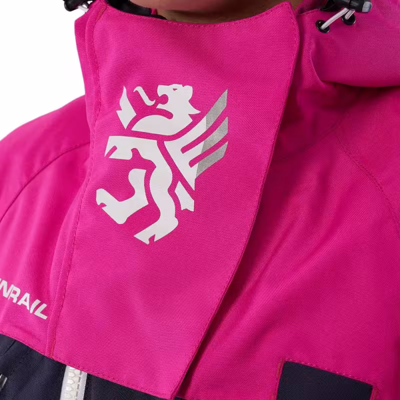 Комбинезон женский Finntrail Rachel 3851 DarkGreyPink, мембрана Hard-Tex, розовый, размер XS (42-44), 155-165 см