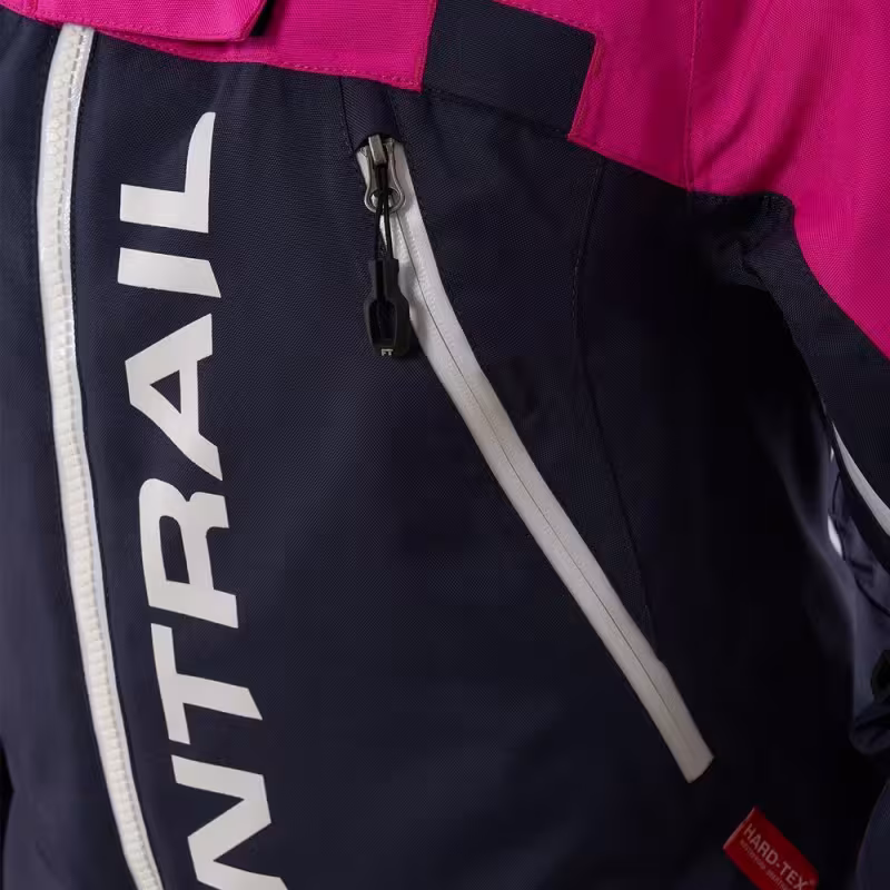 Комбинезон женский Finntrail Rachel 3851 DarkGreyPink, мембрана Hard-Tex, розовый, размер XS (42-44), 155-165 см