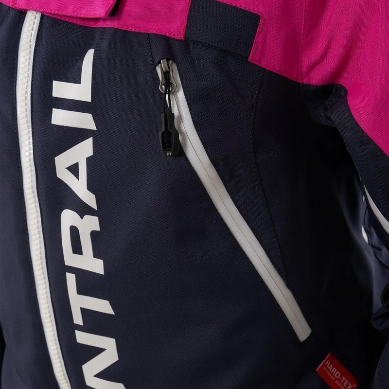 Комбинезон женский Finntrail Rachel 3851 DarkGreyPink, мембрана Hard-Tex, розовый, размер M (46-48), 165-175 см