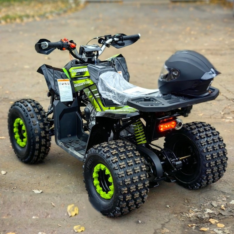 Комплект запчастей для сборки детского квадроцикла Yacota Sporty XX, черный/зеленый