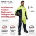 Комбинезон мужской  Finntrail Backcountry 3901 DarkGreyLime, мембрана Hard-Tex, салатовый/серый, размер S (44-46), 165-175 см