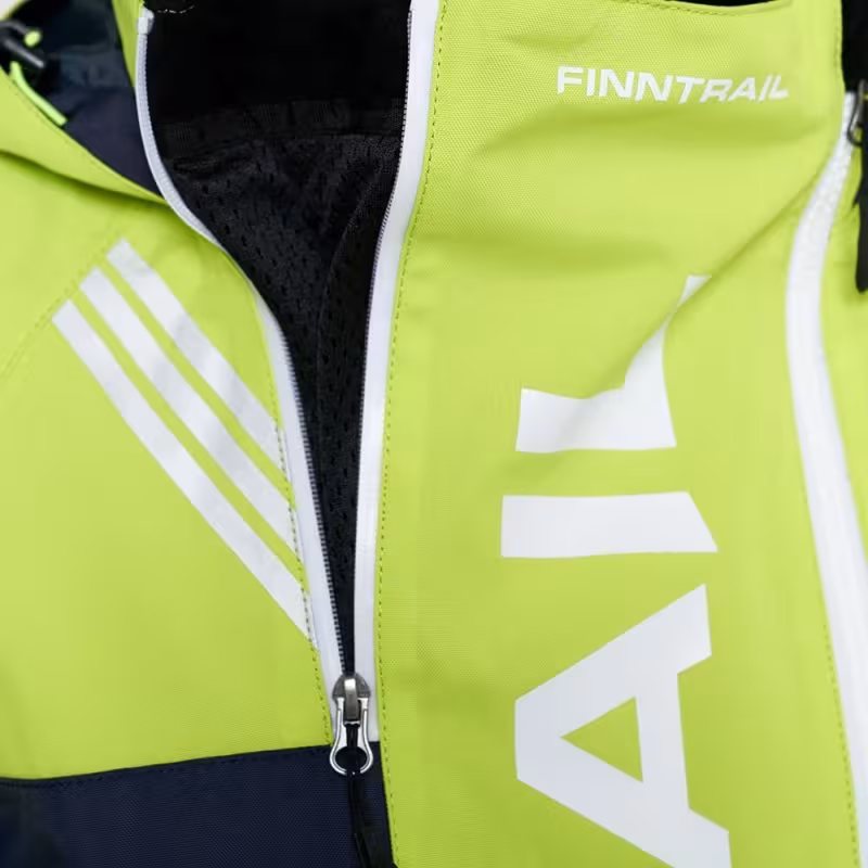 Комбинезон мужской  Finntrail Backcountry 3901 DarkGreyLime, мембрана Hard-Tex, салатовый, размер 44-46 (S), 165-175 см