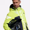 Комбинезон мужской Finntrail Backcountry 3901 DarkGreyLime, мембрана Hard-Tex, салатовый, размер 54-56 (MK), 170-180 см