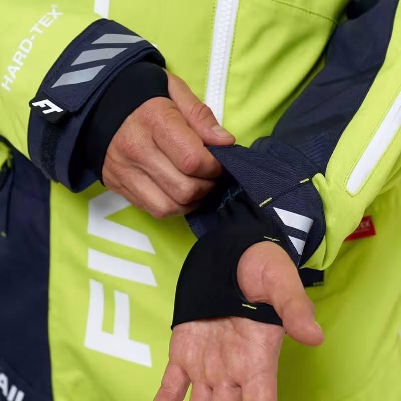 Комбинезон мужской  Finntrail Backcountry 3901  DarkGreyLime, мембрана Hard-Tex, салатовый, размер 54-56 (MK), 170-180 см