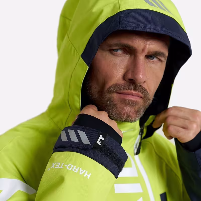 Комбинезон мужской Finntrail Backcountry 3901  DarkGreyLime, мембрана Hard-Tex, салатовый, размер 50-52 (L), 175-185 см