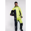 Комбинезон мужской Finntrail Backcountry 3901 DarkGreyLime, мембрана Hard-Tex, салатовый, размер 54-56 (XL), 180-190 см