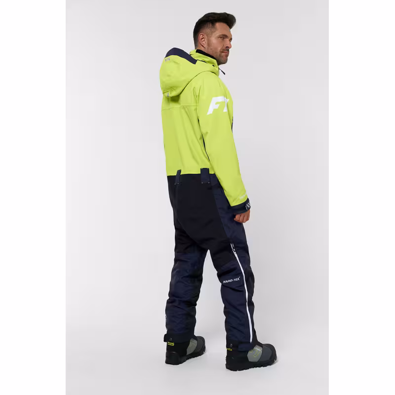 Комбинезон мужской Finntrail Backcountry 3901 DarkGreyLime, мембрана Hard-Tex, салатовый, размер 54-56 (XL), 180-190 см