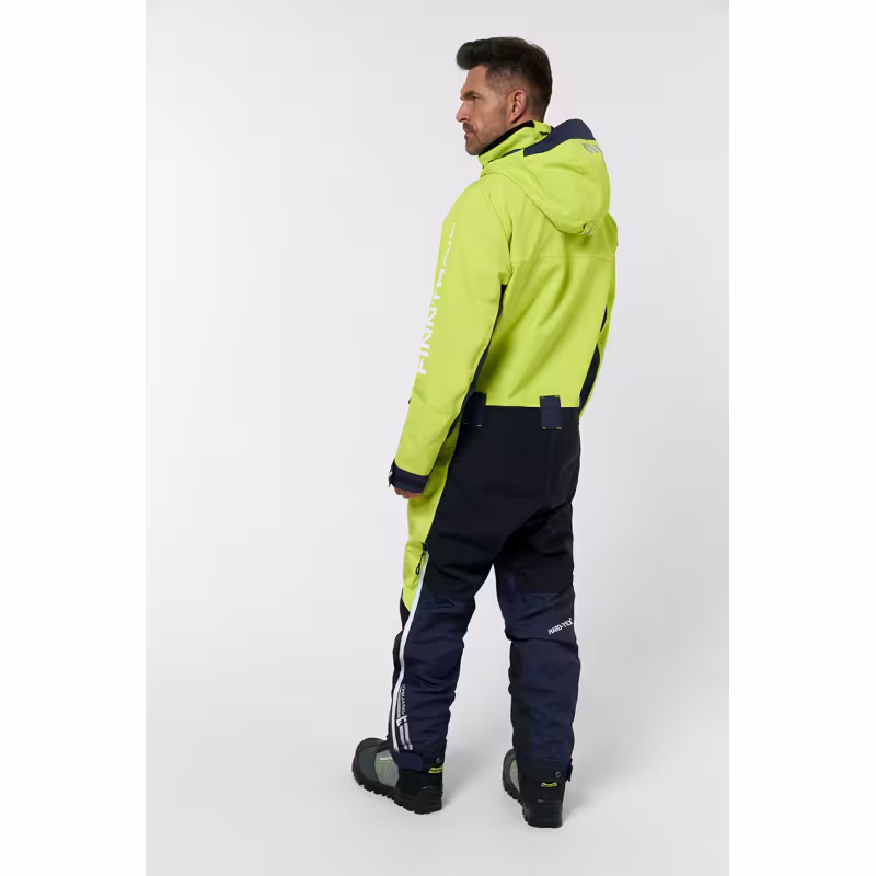 Комбинезон мужской Finntrail Backcountry 3901 DarkGreyLime, мембрана Hard-Tex, салатовый, размер 54-56 (XL), 180-190 см