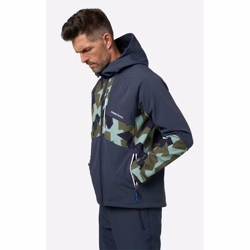 Куртка мужская Finntrail Tactic 1321 CamoArmy, флис, размер 62-64 (XXXL), 190-200 см