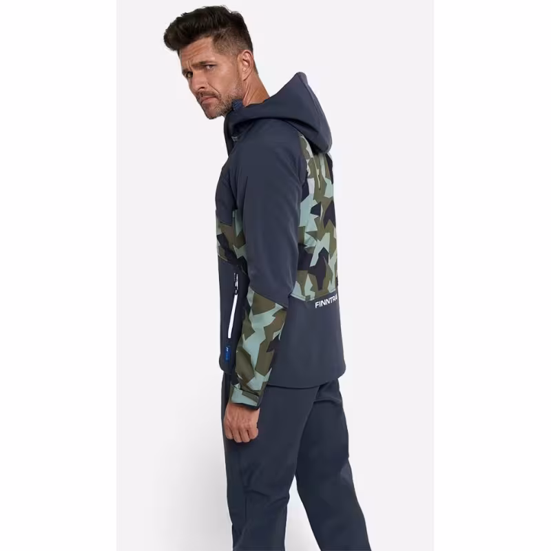Куртка мужская Finntrail Tactic 1321 CamoArmy, флис, размер 62-64 (XXXL), 190-200 см