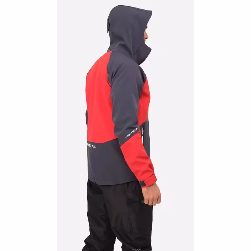 Куртка мужская Finntrail Tactic 1321 Red, флис, красный, размер 62-64 (XXXL), 190-200 см