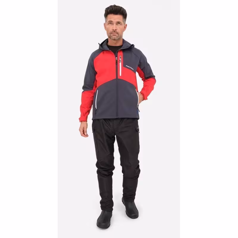 Куртка мужская Finntrail Tactic 1321 Red, флис, красный, размер 62-64 (XXXL), 190-200 см