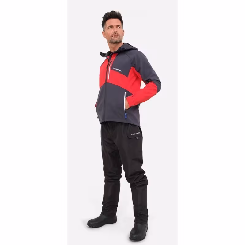 Куртка мужская Finntrail Tactic 1321 Red, флис, красный, размер 62-64 (XXXL), 190-200 см