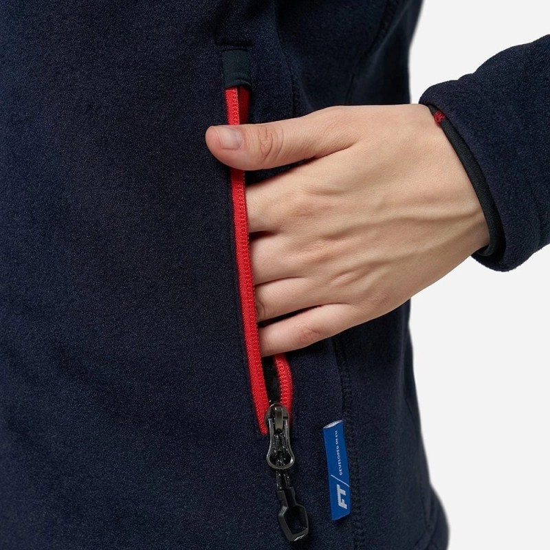 Толстовка женская Finntrail Polar W 1396, флис, черный, размер 40-42 (XXS), 150-160 см