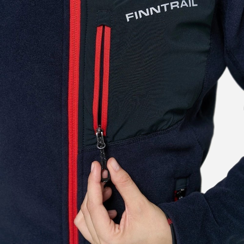 Толстовка женская Finntrail Polar W 1396, флис, черный, размер 46-48 (M), 165-175 см