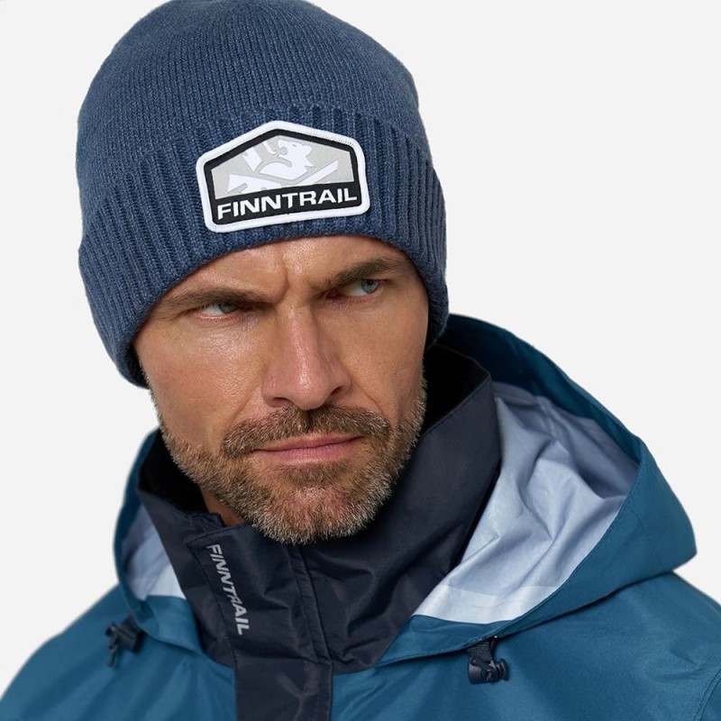 Шапка Finntrail Waterproof Hat 9714 Blue, голубой, размер XL-XXL