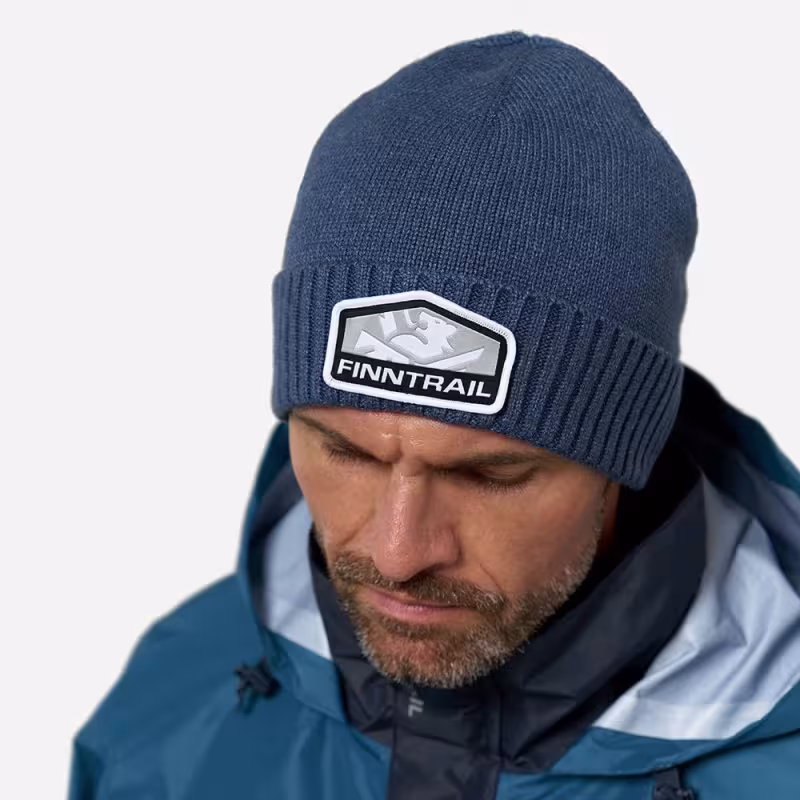 Шапка Finntrail Waterproof Hat 9714 Blue, голубой, размер XL-XXL