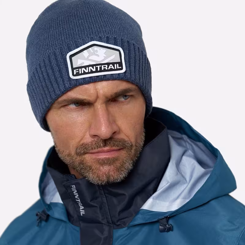 Шапка Finntrail Waterproof Hat 9714 Blue, голубой, размер M-L