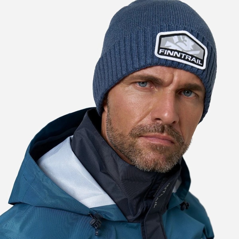 Шапка Finntrail Waterproof Hat 9714 Blue, голубой, размер M-L