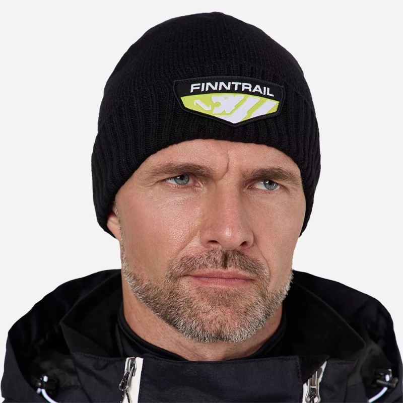 Шапка Finntrail Waterproof Hat 9714 Graphite, черный, размер M-L