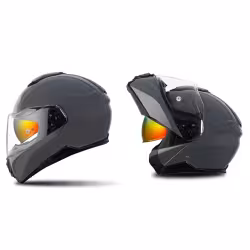 Мотошлем зимний GSB G-362, серый, размер XL