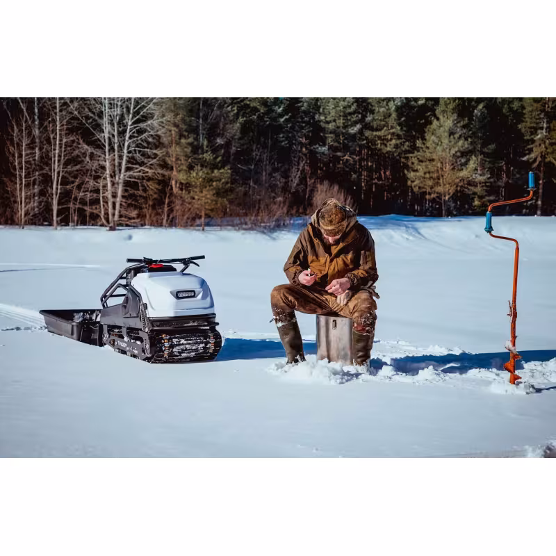 Мотобуксировщик Tinger Dog, 15 л.с., катки, электростартер, реверс