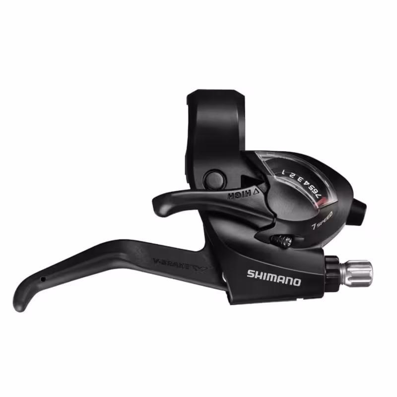 Рукоятка переключения передач правая Shimano Tourney ST-EF41-7R ASTEF41R7AL, 7 скоростей, 22,2 мм