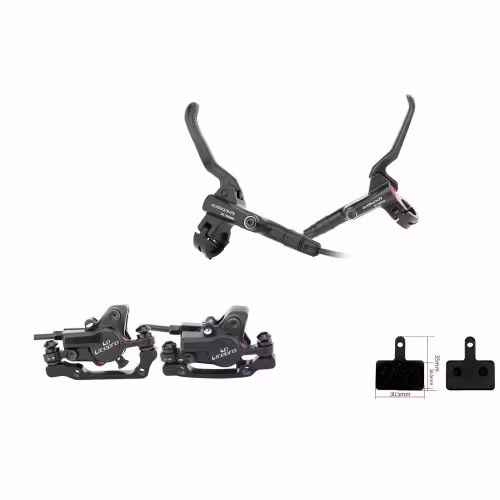 Тормоз гидравлический LP Litepro B01S УТ00024022, F180/R160 мм 1600 мм/1000 мм, передний+задний