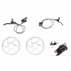 Тормоз  гидравлический SAIGUAN ZQ-1072 УТ00021943, с роторами 160 мм 2 шт 1450 мм/800 мм, передний+задний