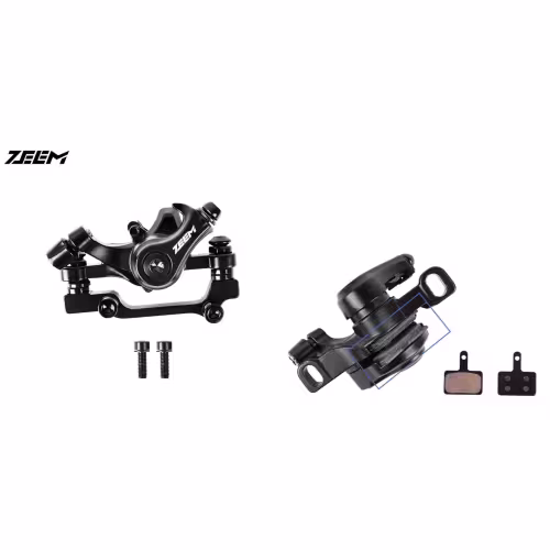 Тормоз механический (суппорт) Zeem F-180/R-160 с адаптером 