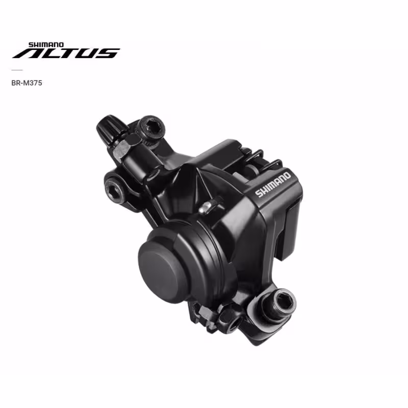 Тормоз механический (суппорт) Shimano Altus BR-M375 F-160/R-140 с адаптером