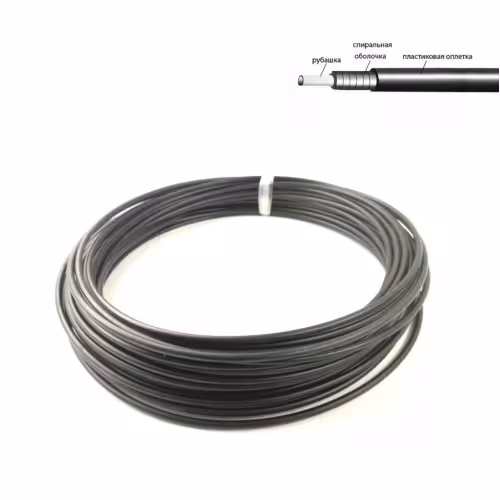 Оплетка троса тормоза KMS FW3122813, 5 мм, витое сечение, 30 м, черный