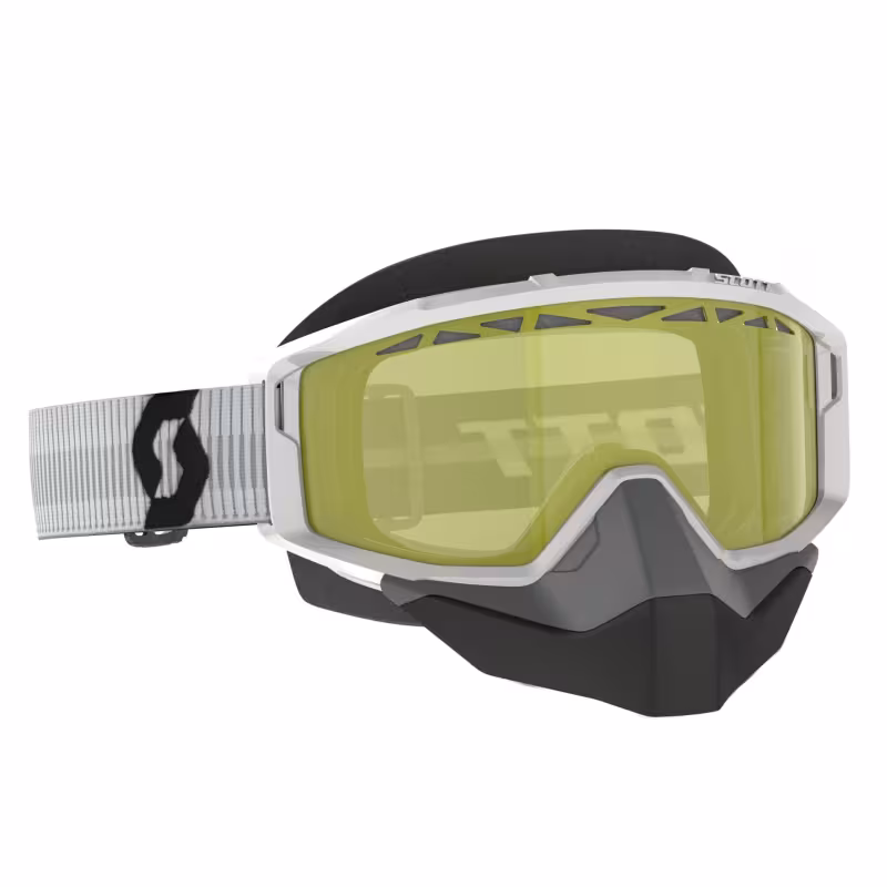 Мотоочки Scott Primal Snow Cross, черно-белый/желтый