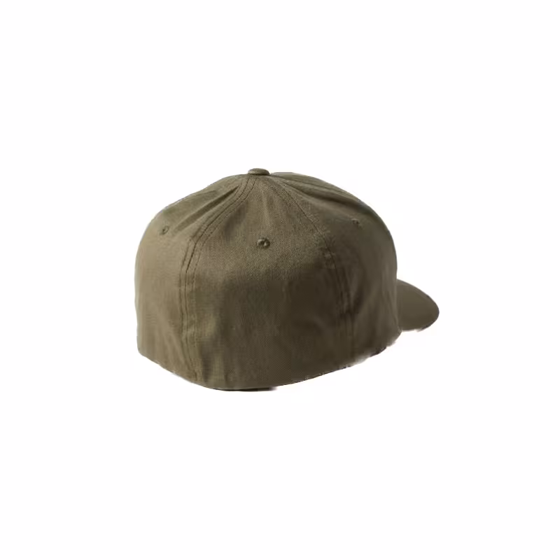 Кепка-бейсболка Fox Emblem Flexfit Hat Olive Green, оливковый, размер L-XL