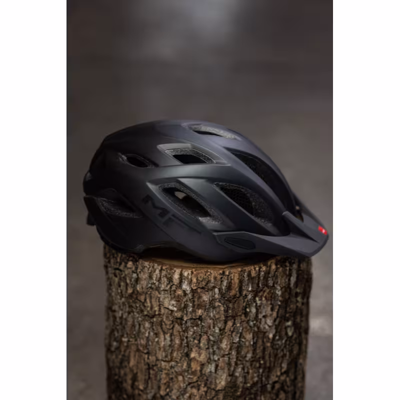 Велошлем Met Crossover Matt Black, черный матовый, размер XL