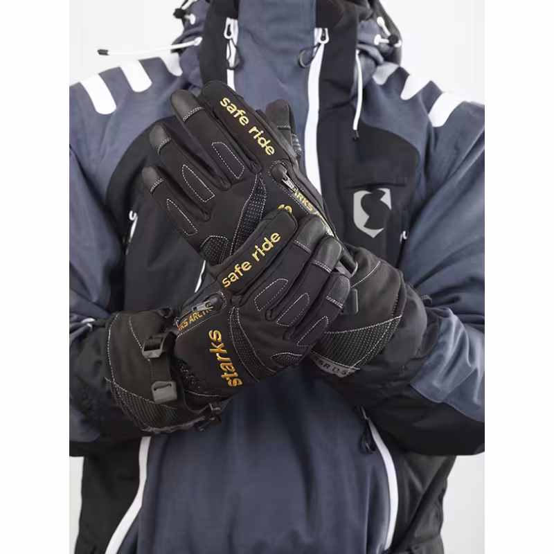 Мотоперчатки зимние Starks Arctic, черный, размер M