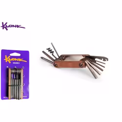 Набор инструментов Klonk True Biker 10531, складной,12 предметов