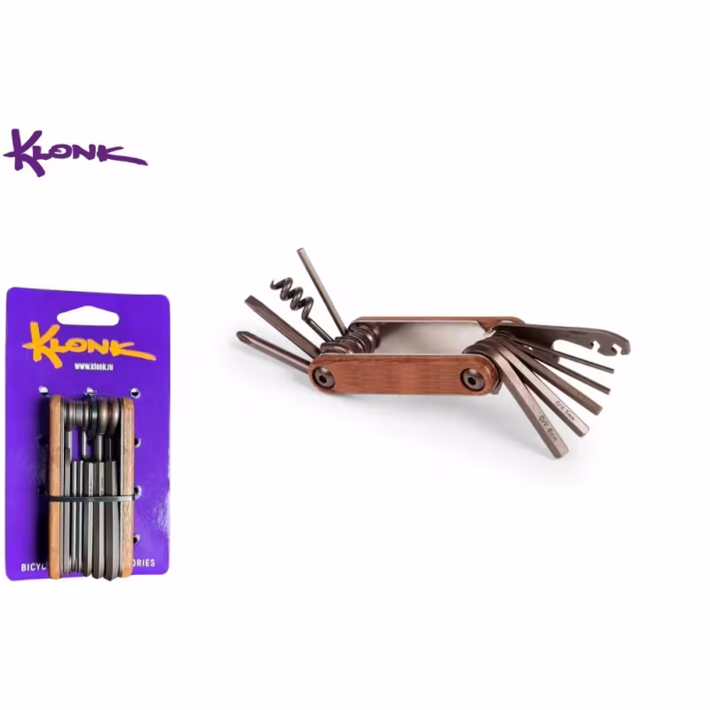 Набор инструментов Klonk True Biker 10531, складной,12 предметов