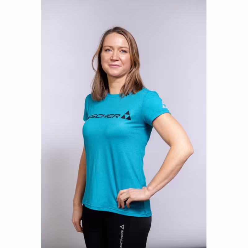 Футболка женская Fischer Logo GR8221-500, синий, размер 46