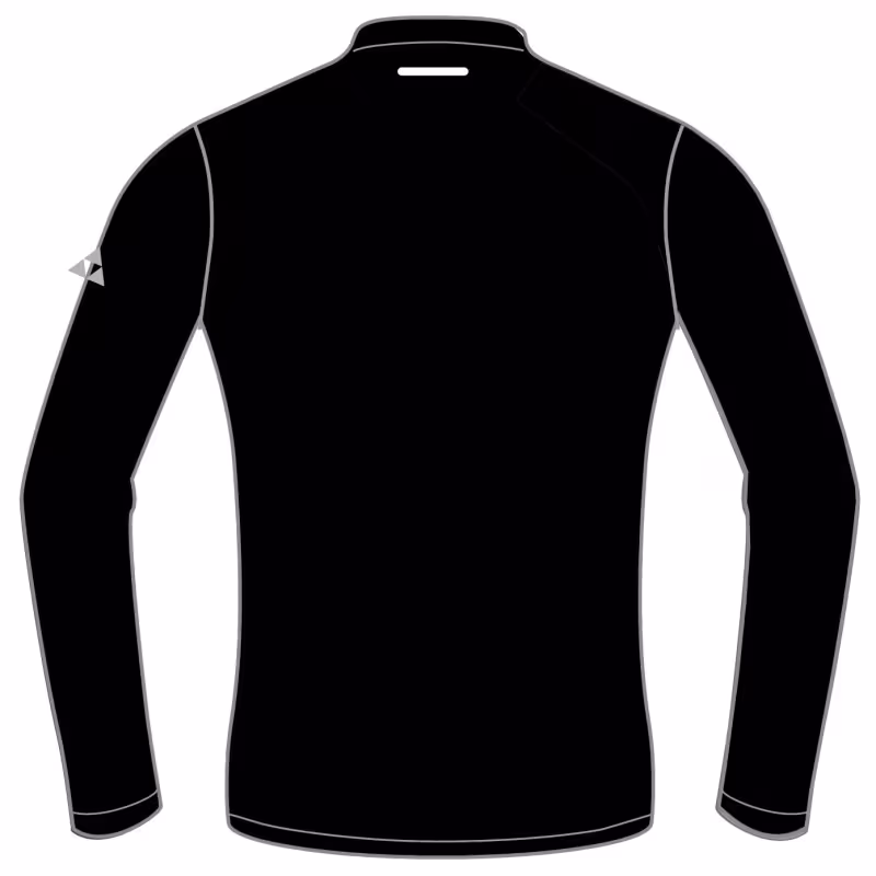 Лонгслив мужской Fischer Logo Hockey, полиэстер, черный, размер 54