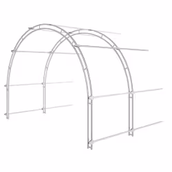 Удлинитель каркаса теплицы Райский Сад Гранит, 3x2x2 м, шаг 0,65 м