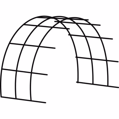 Удлинитель каркаса теплицы Райский Сад  2x2x2м,  шаг 0,5 м
