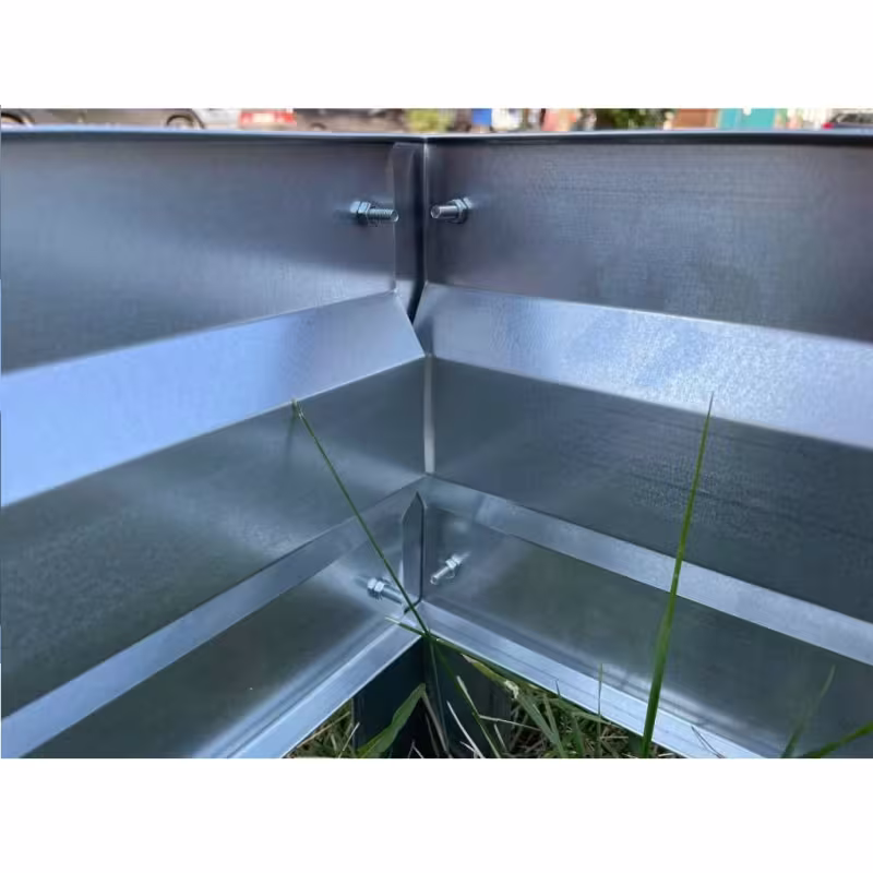 Комплект из двух оцинкованных грядок в теплицу, 3850х1000 мм (2 шт.)